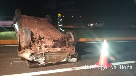 foto de Capotamento entre o Distrito de Iguatemi e Maringá