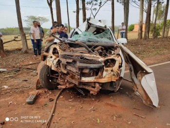 foto de Acidente entre São Pedro do Paraná e Porto Rico, mata genro da prefeita de Amaporã