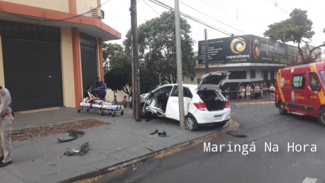 foto de Mulher vítima de acidente registrado na Colombo em Maringá, morre no hospital