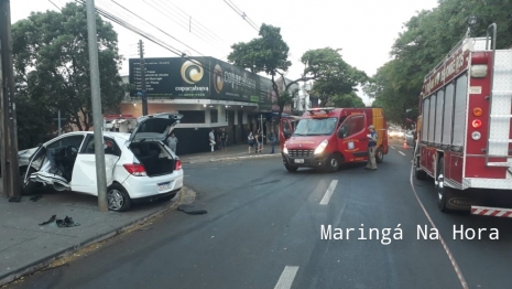 foto de Mulher vítima de acidente registrado na Colombo em Maringá, morre no hospital