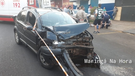 foto de Mulher vítima de acidente registrado na Colombo em Maringá, morre no hospital