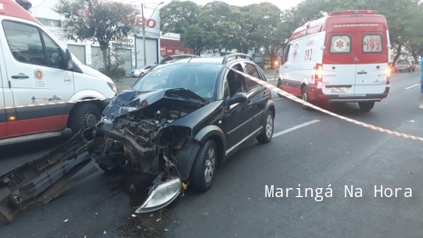 foto de Mulher vítima de acidente registrado na Colombo em Maringá, morre no hospital