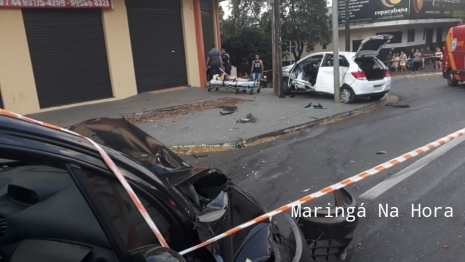 foto de Mulher vítima de acidente registrado na Colombo em Maringá, morre no hospital