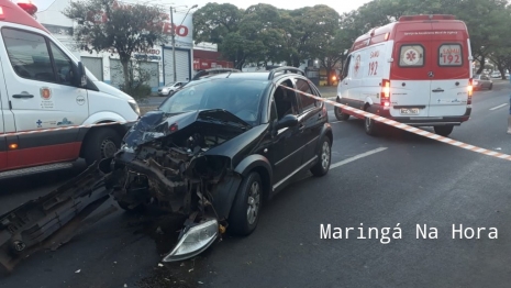 foto de Mulher vítima de acidente registrado na Colombo em Maringá, morre no hospital