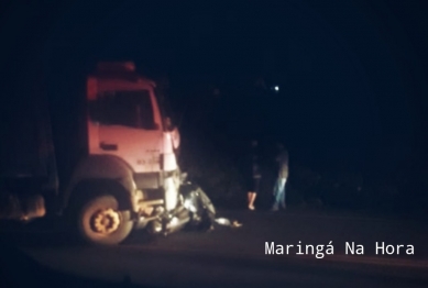 foto de Jovem motorista perde a vida ao bater em caminhão na região de Maringá