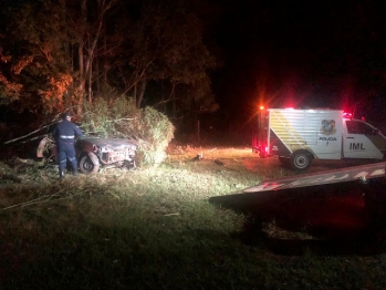 foto de Acidente grave com duas vitimas fatais na PR 577 sentido ao Porto São José