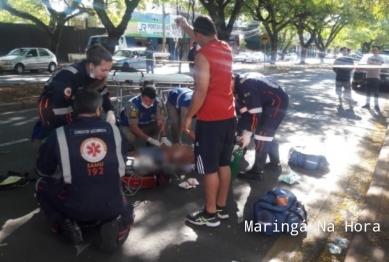 foto de Mulher sofre parada cardiorrespiratória após ser atropelada em Maringá