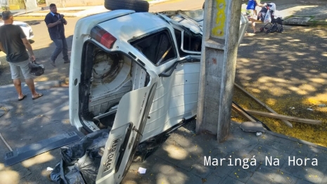 foto de Acidente de proporções no Jardim Alvorada, em Maringá 