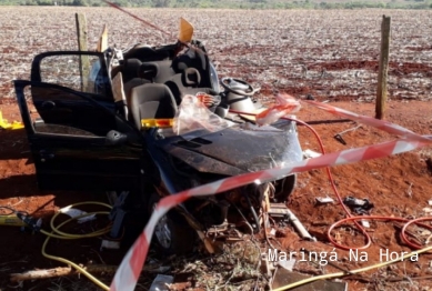 foto de Motorista fica gravemente ferido ao bater em árvore na região de Maringá