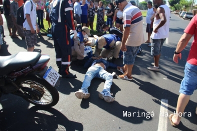 foto de A caminho da igreja, idosa é atropelada na faixa para pedestres em Maringá