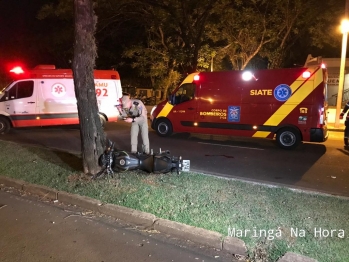 foto de Adolescente é socorrido inconsciente ao ser atropelado em Maringá