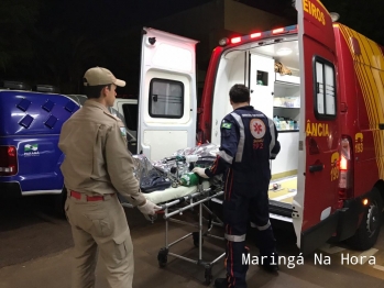 foto de Pedestre é socorrido em estado grave ao ser atropelado no Jardim Alvorada, em Maringá 