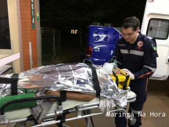 foto de Pedestre é socorrido em estado grave ao ser atropelado no Jardim Alvorada, em Maringá 