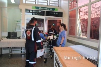 foto de Maringá; homem é esfaqueado em tentativa de homicídio 