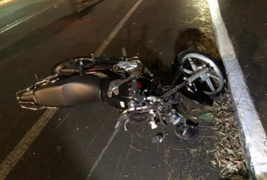 foto de Região - motociclista morre ao bater em poste, em Apucarana