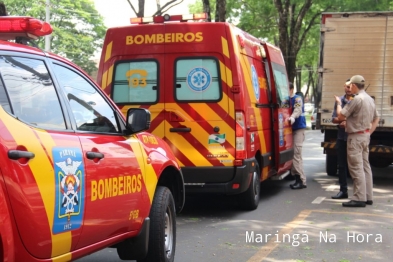 foto de Ciclista de 17 anos tem ferimentos graves ao bater em caminhão parado em Maringá