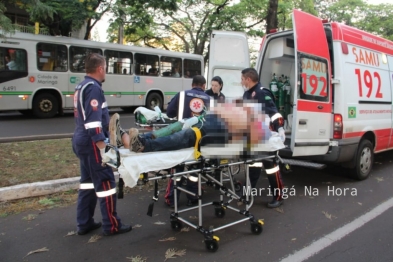 foto de Idoso de 75 anos sofre ferimentos graves após ser atropelado por Van em Maringá