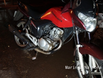 foto de Motociclista sofre ferimentos graves após bater em caçamba de entulho mal sinalizada em Maringá