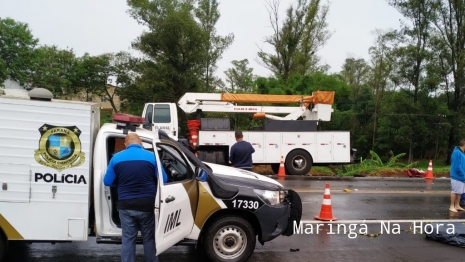 foto de Colisão frontal na BR-376 em Jandaia do Sul, matou motorista que estava a caminho do trabalho