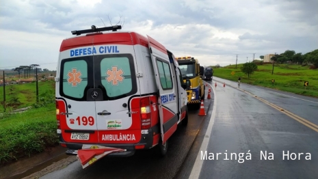 foto de Colisão frontal na BR-376 em Jandaia do Sul, matou motorista que estava a caminho do trabalho