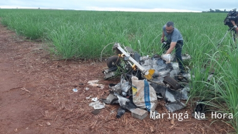 foto de Aeronave de pequeno porte foi encontrada queimada no Distrito de Iguatemi