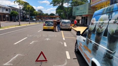 foto de Câmera de segurança flagra acidente grave com motociclista em Maringá