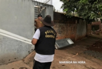 foto de PC esclarece execução registrada na zona sul de Maringá 