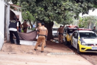 foto de PC esclarece execução registrada na zona sul de Maringá 