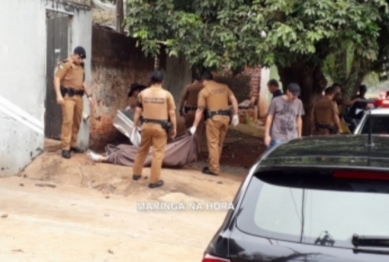 foto de PC esclarece execução registrada na zona sul de Maringá 