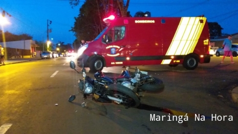 foto de Motorista avança preferencial e causa acidente grave em Maringá 