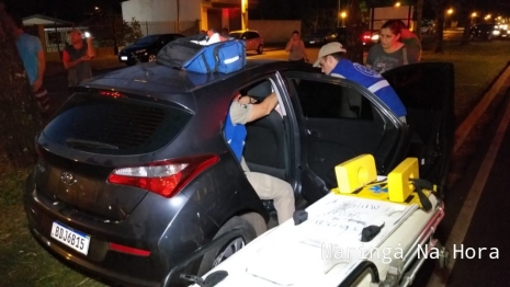 foto de Motorista avança preferencial e causa acidente grave em Maringá 