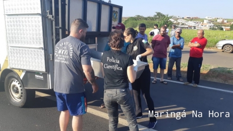 foto de Motociclista morre ao bater em carreta na BR-376 entre Mandaguaçu e o Distrito de Iguatemi