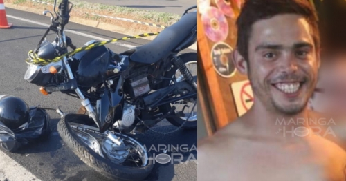 Motociclista morre ao bater em carreta na BR-376 entre Mandaguaçu e o Distrito de Iguatemi