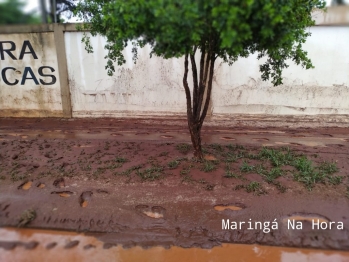 foto de Temporal causou transtornos e prejuízos na tarde de hoje em diversos pontos de Maringá