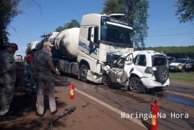 foto de Caminhonete de Mandaguari se envolve em acidente com óbito na região de Londrina