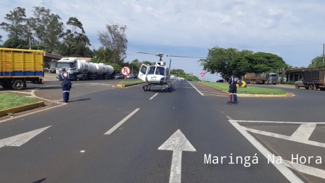 foto de Acidente de grandes proporções deixou 5 pessoas feridas, uma delas em estado grave na BR -376 entre a cidade de Mandaguaçu e o Distrito de Iguatemi