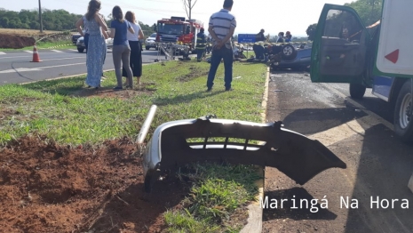 foto de Acidente de grandes proporções deixou 5 pessoas feridas, uma delas em estado grave na BR -376 entre a cidade de Mandaguaçu e o Distrito de Iguatemi