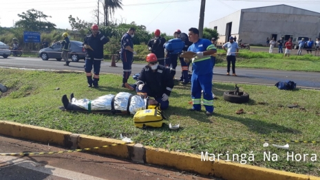 foto de Acidente de grandes proporções deixou 5 pessoas feridas, uma delas em estado grave na BR -376 entre a cidade de Mandaguaçu e o Distrito de Iguatemi