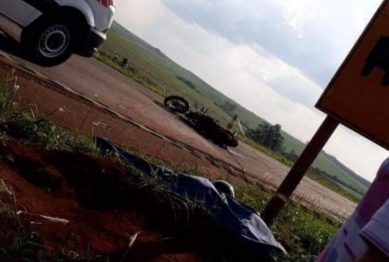 foto de Motociclista perde a vida em acidente registrado entre Engenheiro Beltrão e Quinta do Sol