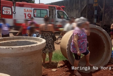 foto de Carro é atingido e arrastado por trem em Sarandi 