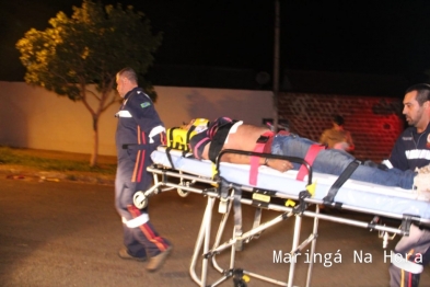 foto de Homem é socorrido em estado grave após ser esfaqueado em Maringá