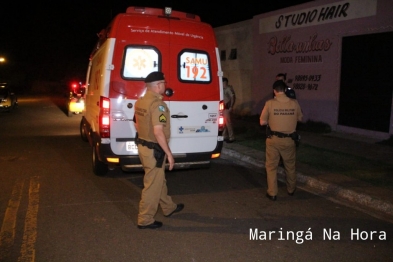 foto de Homem é socorrido em estado grave após ser esfaqueado em Maringá