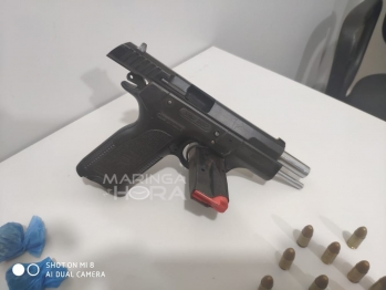 foto de Tabacaria; Após denúncia de tráfico Polícia Militar apreende pistola 9mm e drogas em Sarandi