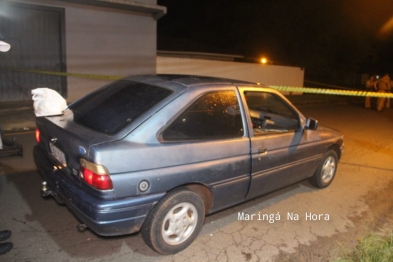 foto de Homem é executado dentro do próprio carro com 15 tiros em Maringá