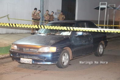 foto de Homem é executado dentro do próprio carro com 15 tiros em Maringá