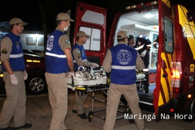 foto de Ciclista é socorrido em estado grave ao ser arrastado por mais 100 metros em Maringá