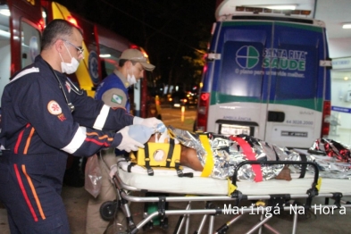 foto de Ciclista é socorrido em estado grave ao ser arrastado por mais 100 metros em Maringá