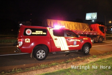 foto de Ciclista é socorrido em estado grave ao ser arrastado por mais 100 metros em Maringá