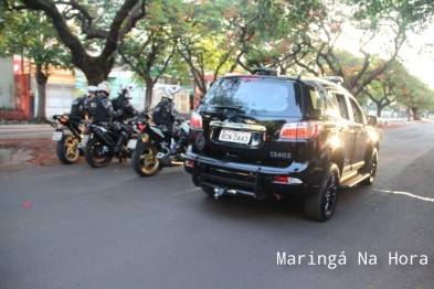 foto de Acidente com carro de luxo deixa casal de motociclista com ferimentos graves em Maringá