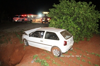 foto de Irmãos ficam feridos em capotamento registrado em Marialva